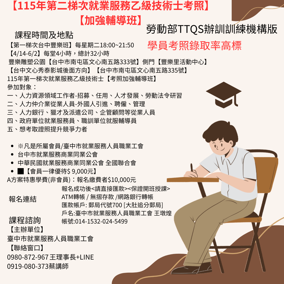 【115年第二梯次就