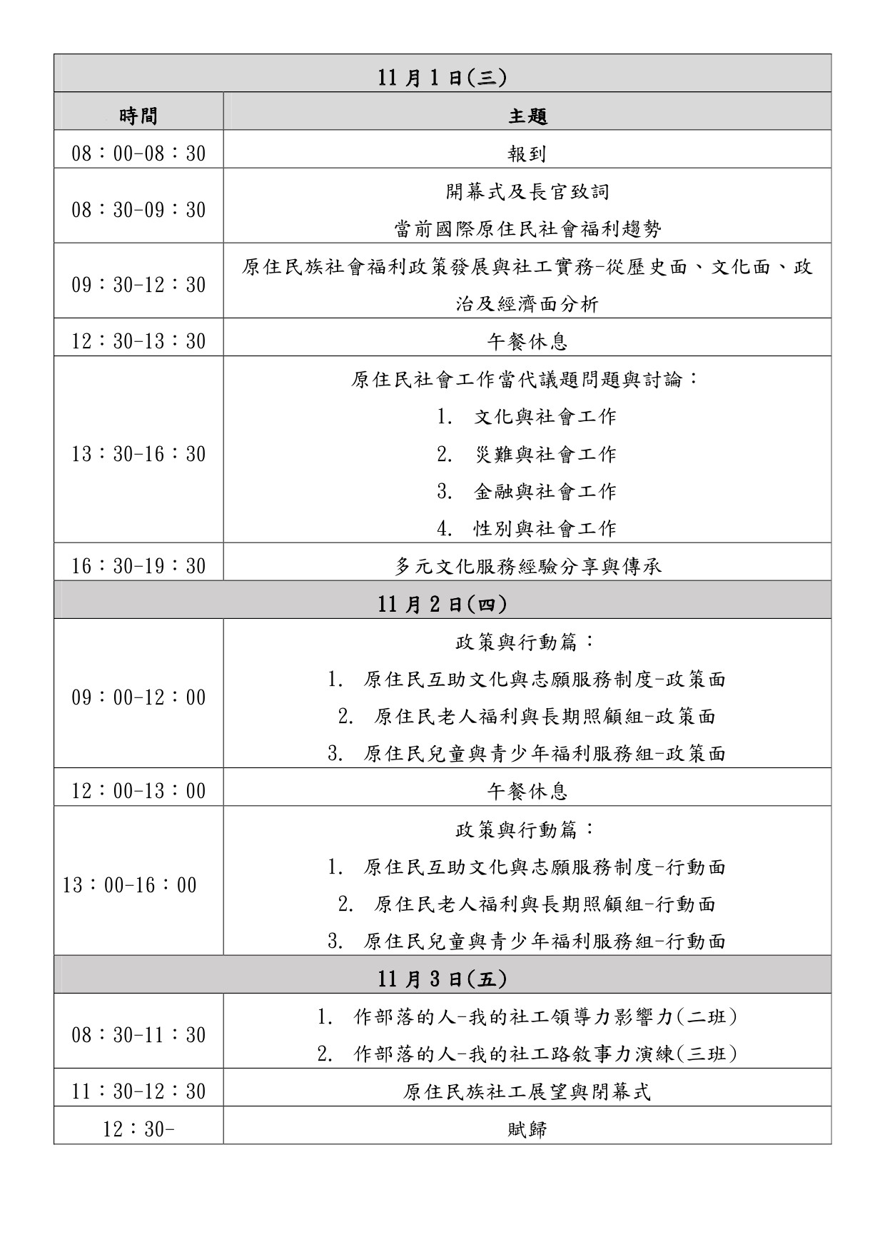 106年度原住民族社會服務專業人員教育訓練計畫 專業講座 訓練 Beclass 線上報名系統online Registration Form For 移動裝置 活動日期 2017 11 21