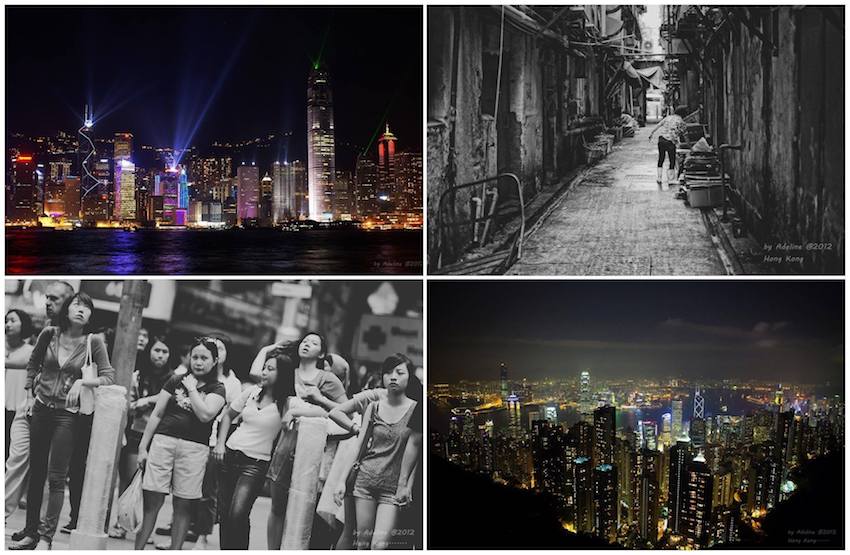 2018香港夜景+街