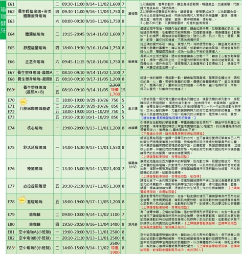 苗栗縣救國團苗栗中心 110 5期 健康運動學院 瑜珈健身系列 課程 講座 其他運動類 付費活動 Beclass 線上報名系統online Registration Form For 移動裝置 活動日期 2021 09 15
