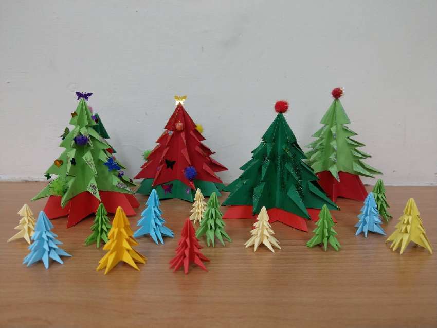 立體聖誕樹製作親子課