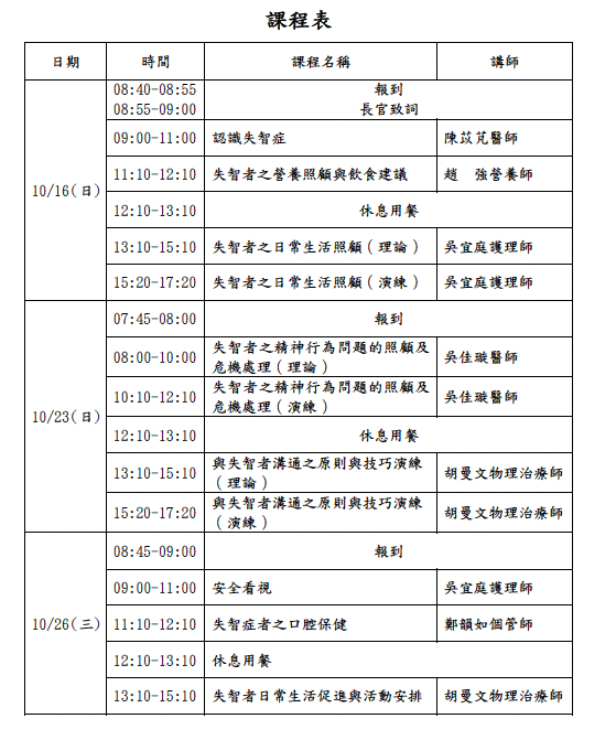 111年台北馬偕失智