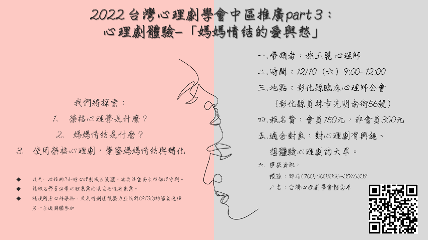2022台灣心理劇學