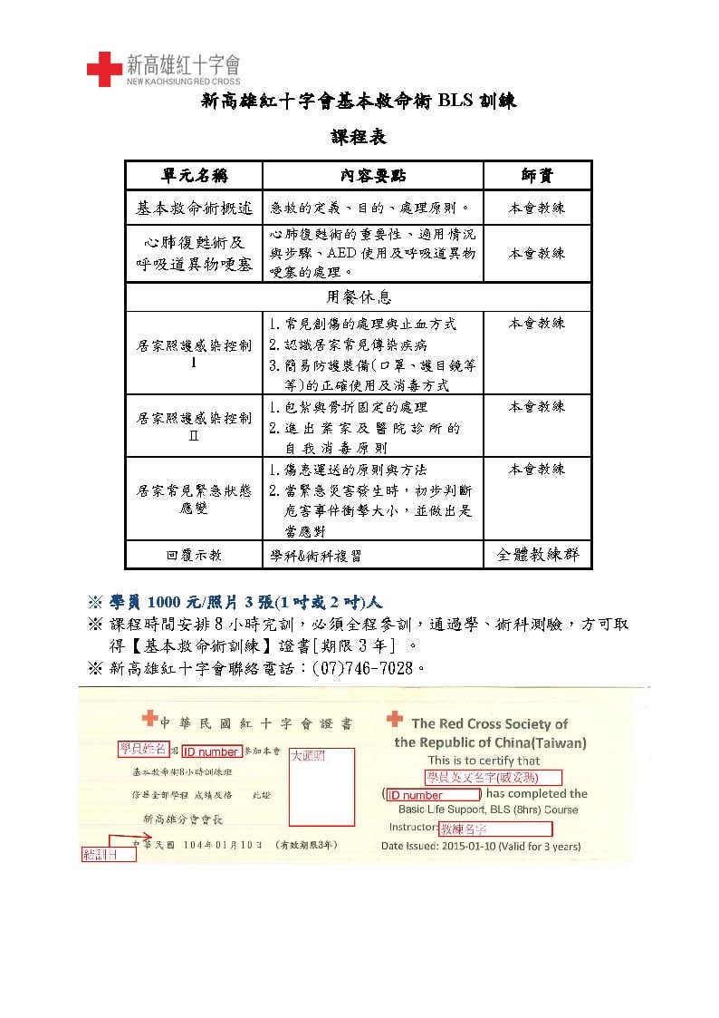 長照積分課程 BLS