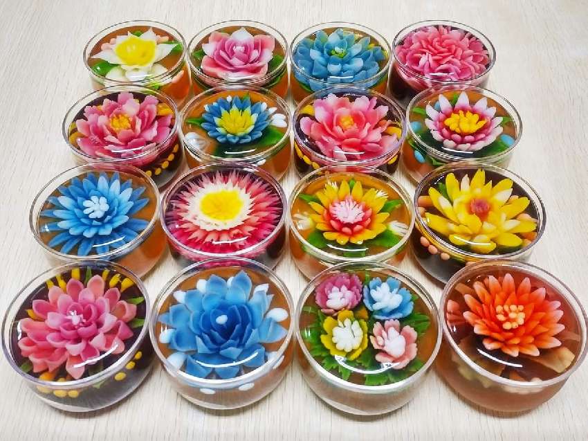 3D立體藝術果凍花課