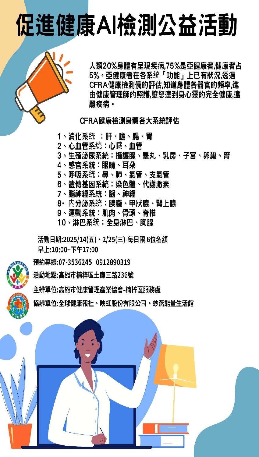 促進健康AI檢測公益