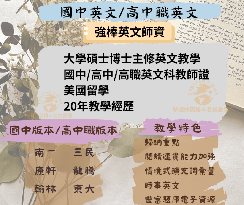 國中/高中/高職英文