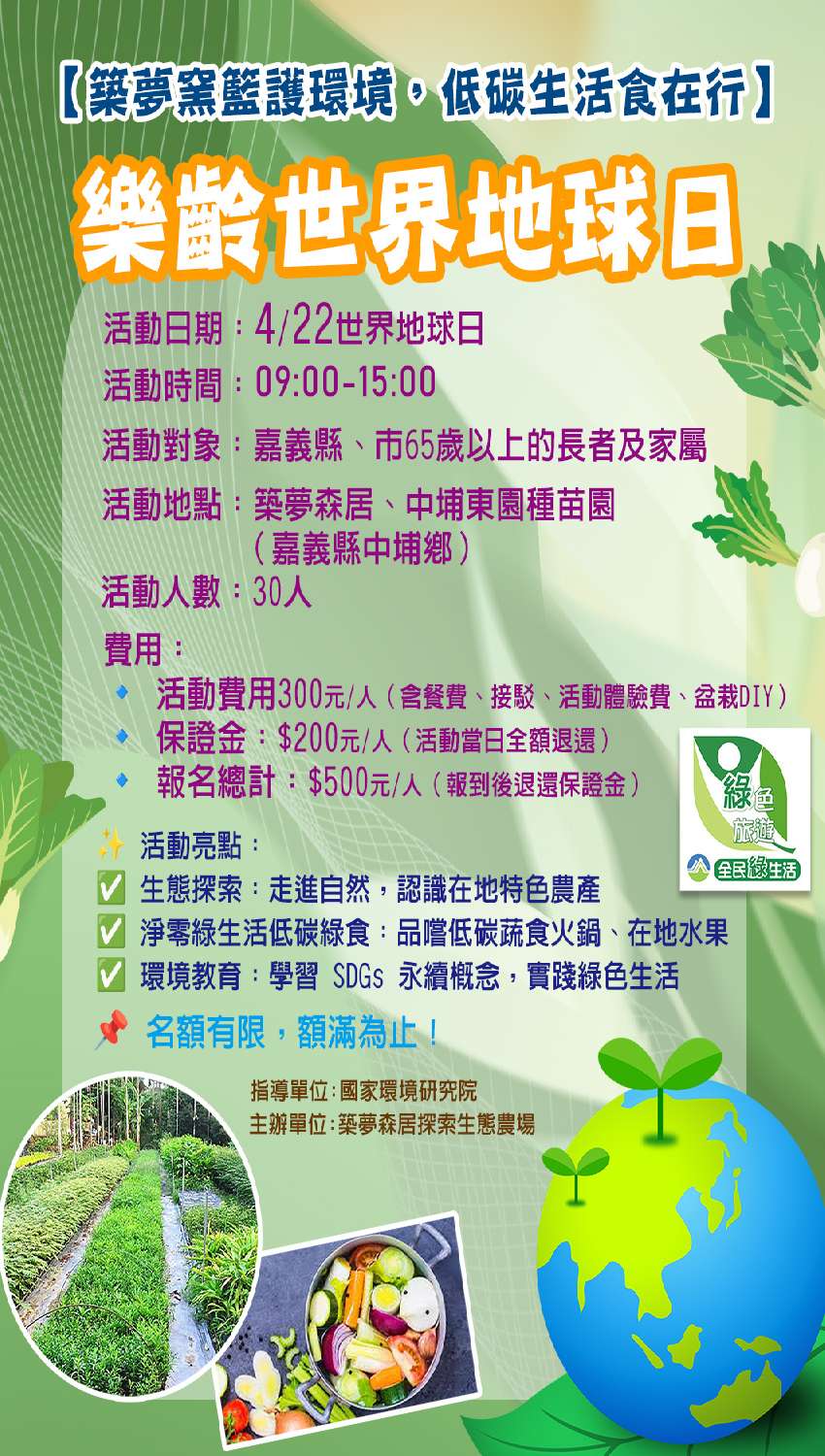 築夢窯籃護環境，低碳