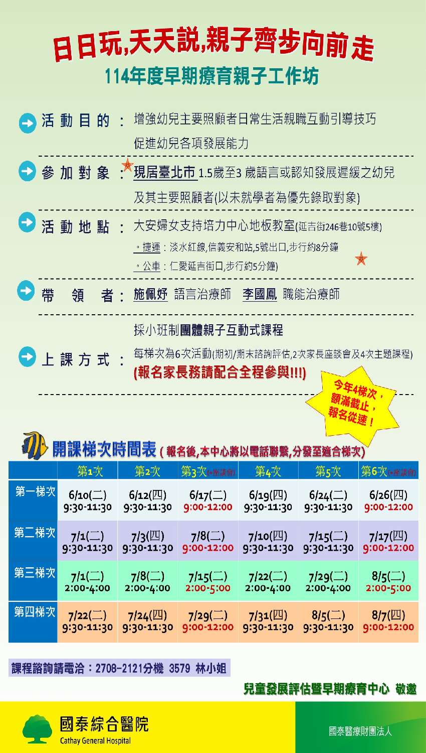 國泰綜合醫院114年