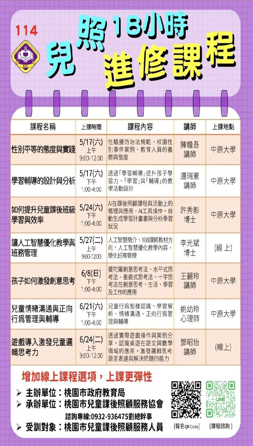 桃園市114年度兒童
