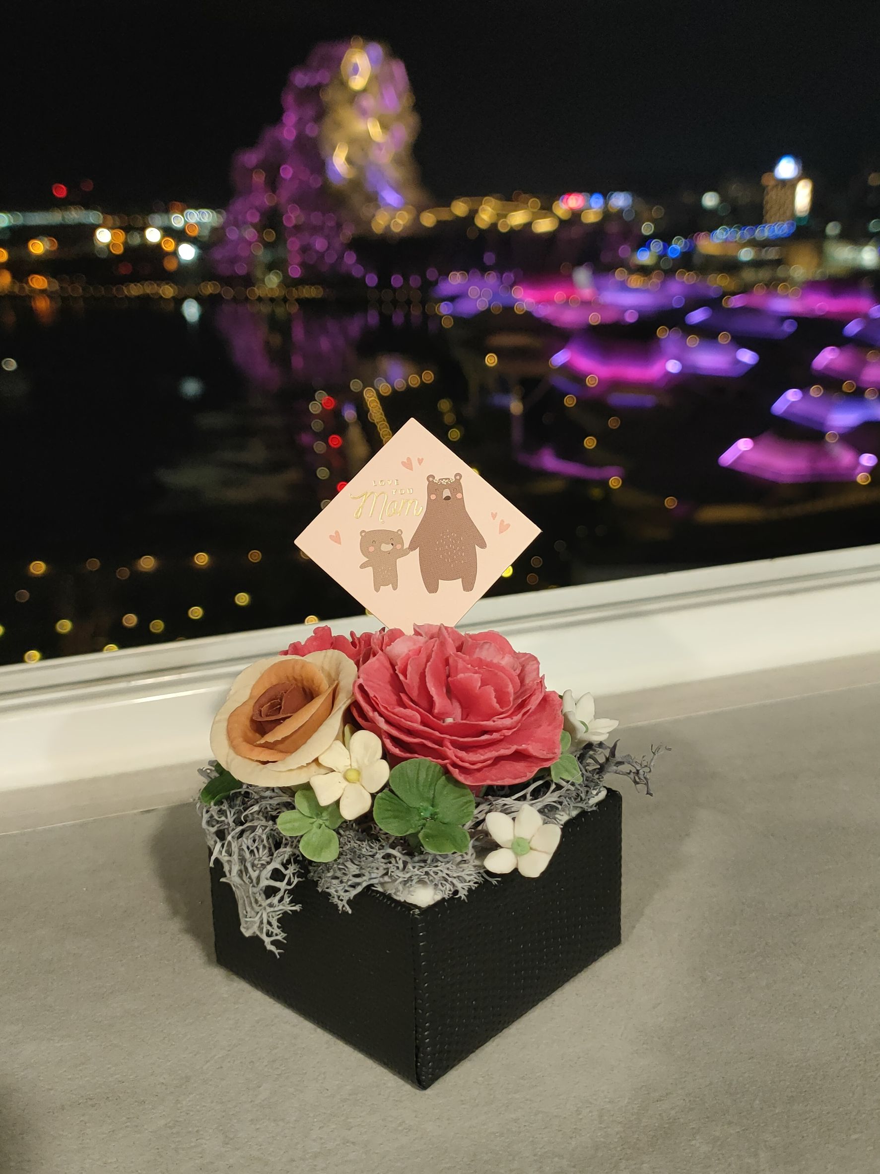 康乃馨石膏捏花體驗課