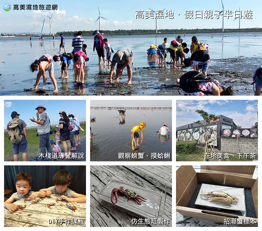 高美濕地．假日親子深