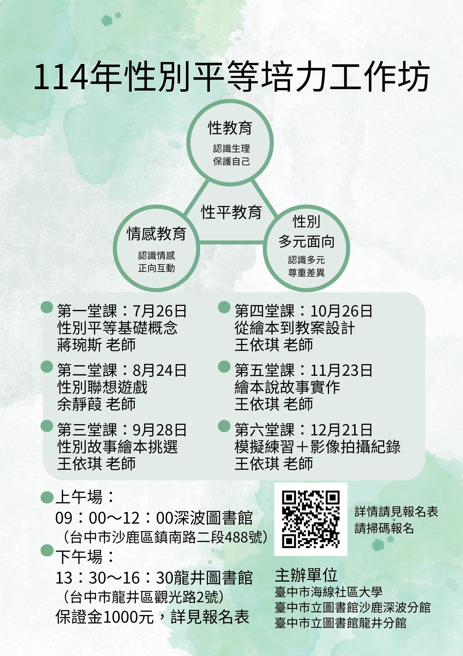性別平等培力工作坊