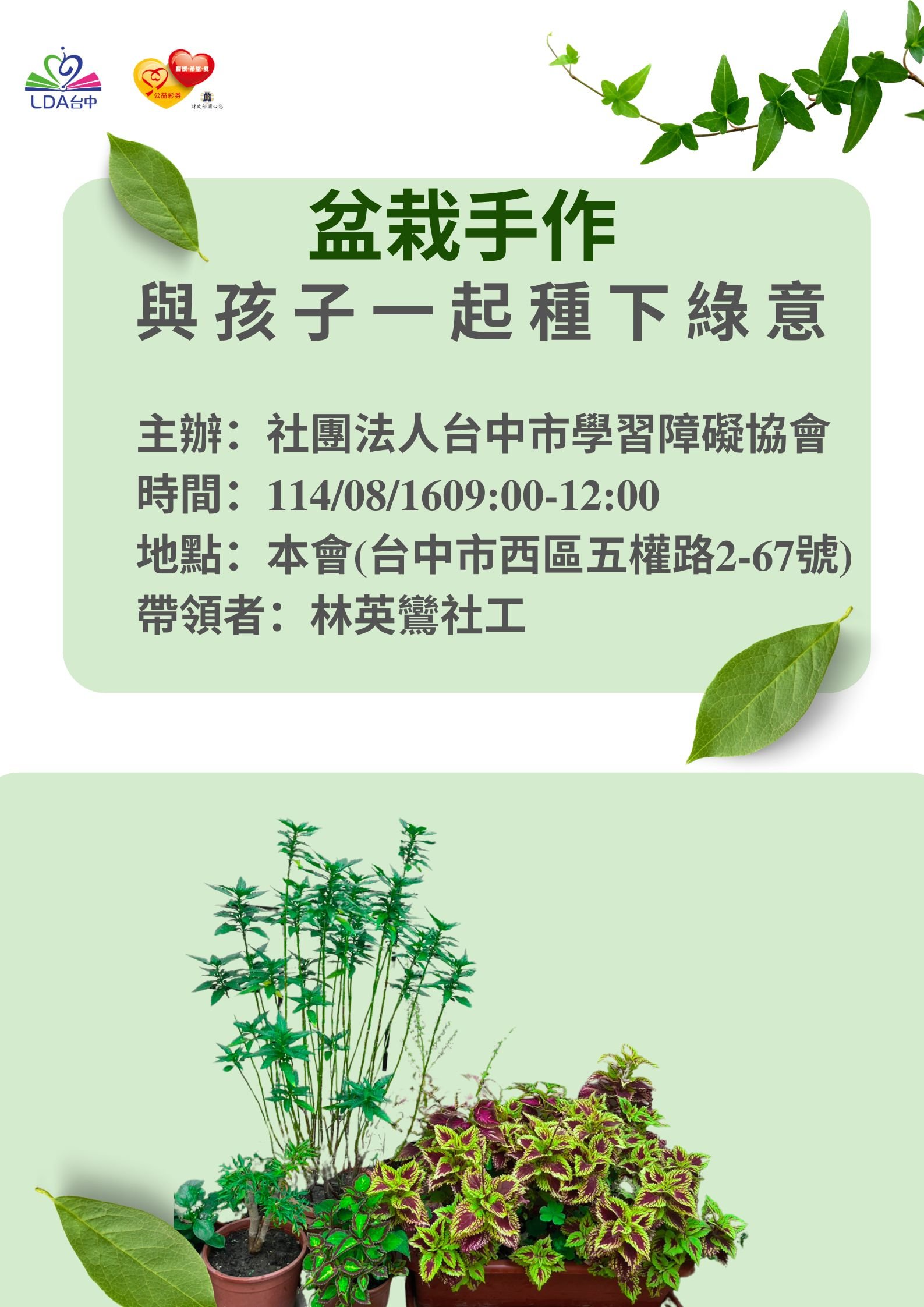 盆栽手作-和孩子一起