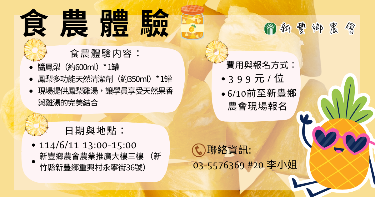 🍍 新豐鄉農會 鳳梨
