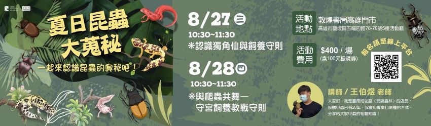 夏日昆蟲大蒐秘