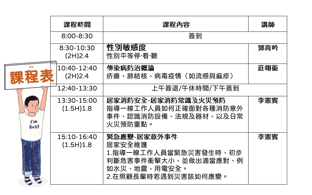 好日居家長照積分08