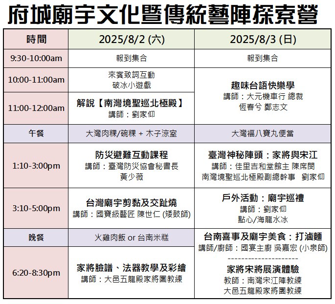 府城廟宇文化暨傳統藝