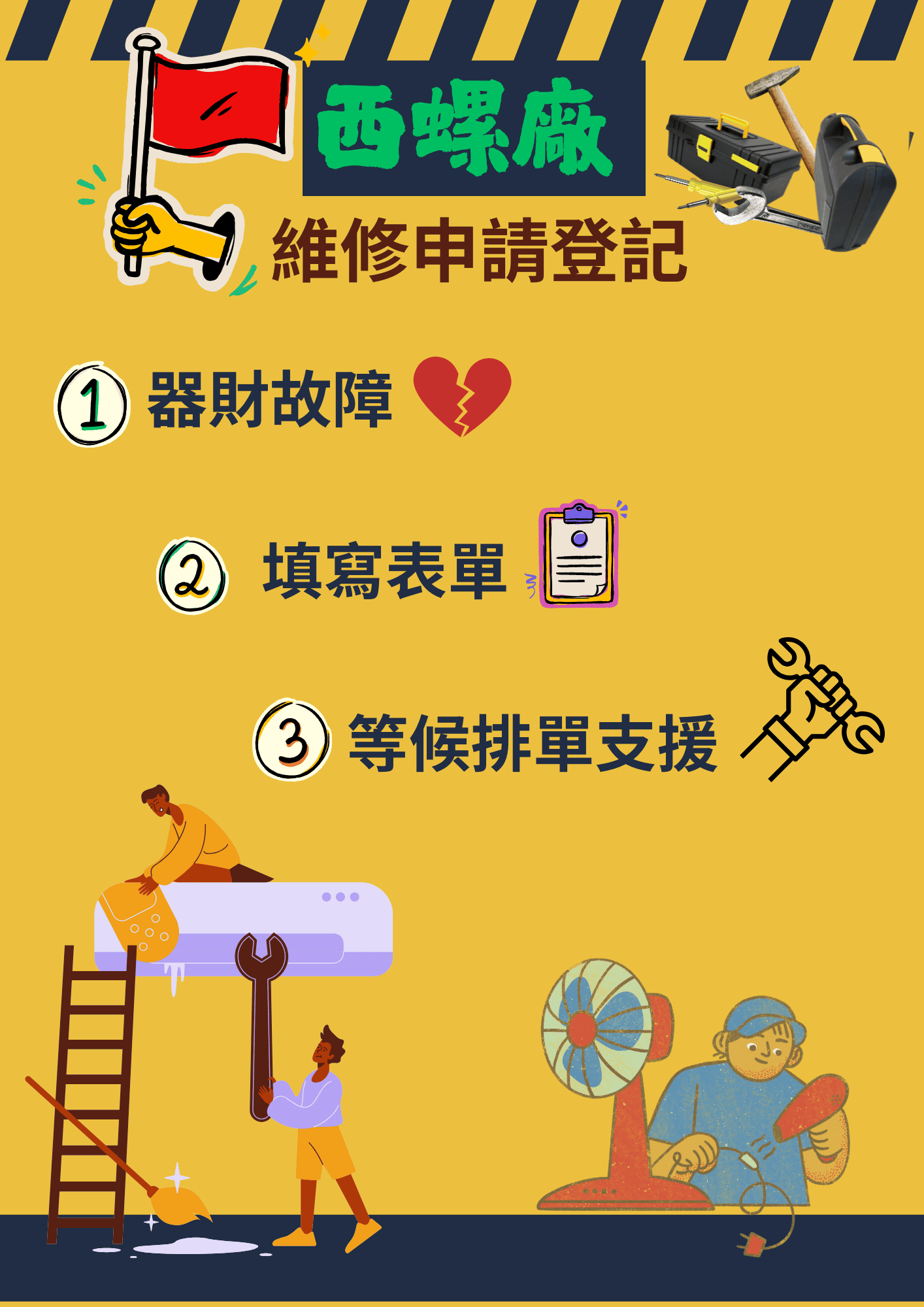 打雜工西螺廠維修申請