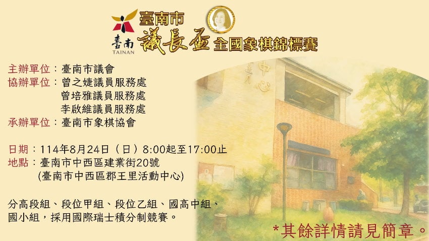 2025台南市議長盃