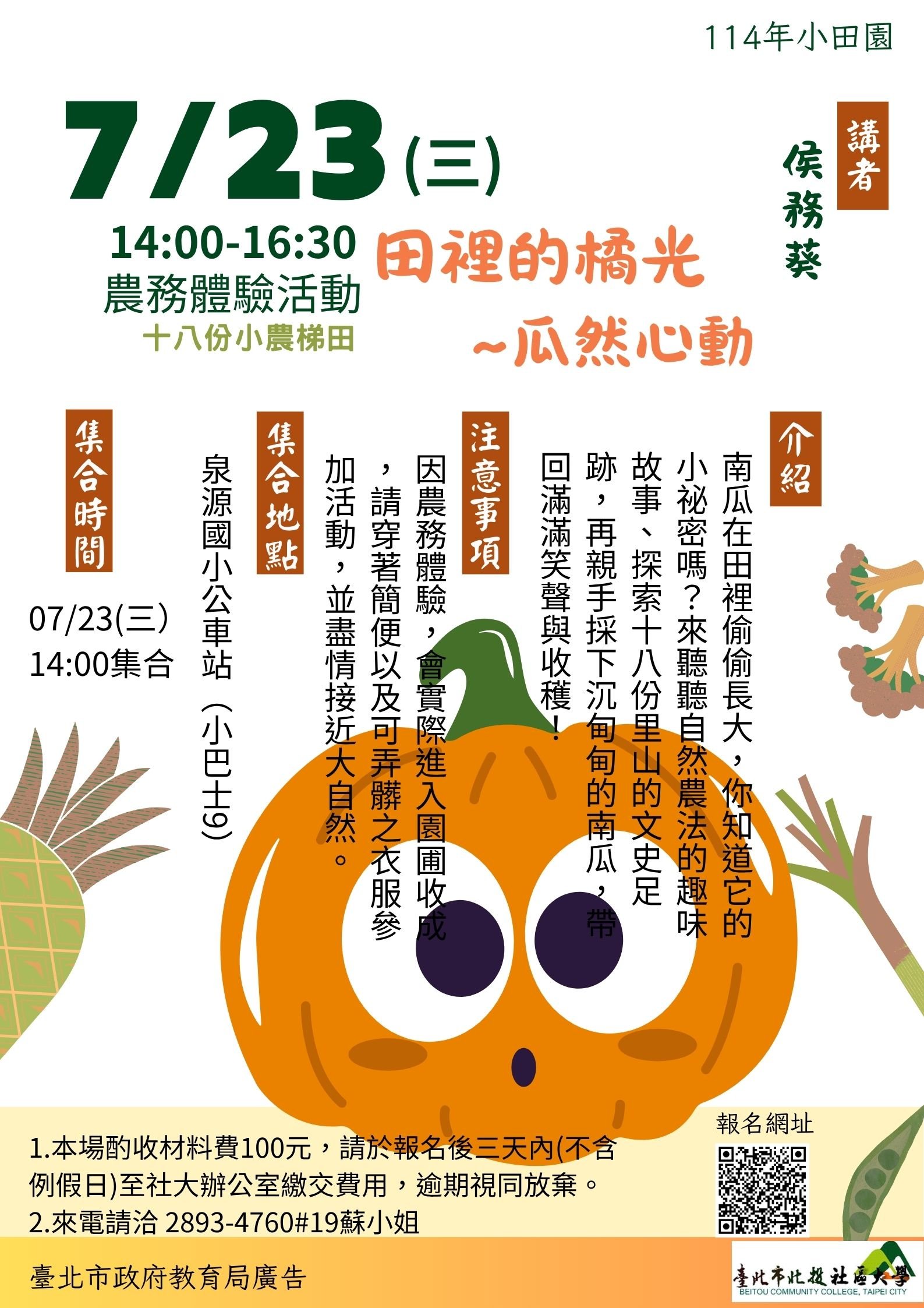農務體驗 田裡的橘光