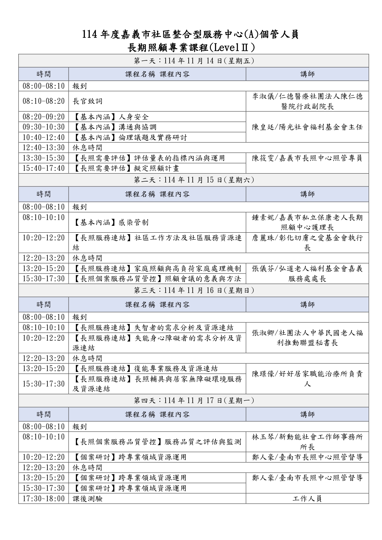 114年度嘉義市社區