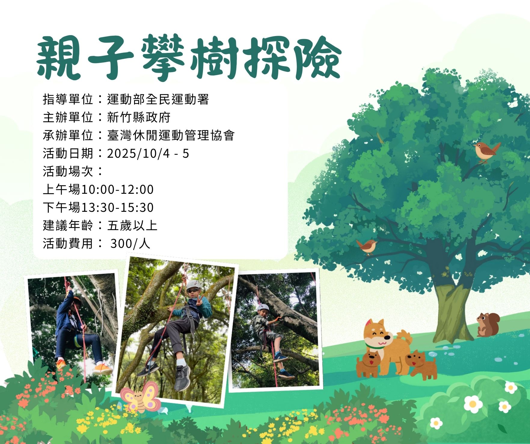 親子攀樹探險