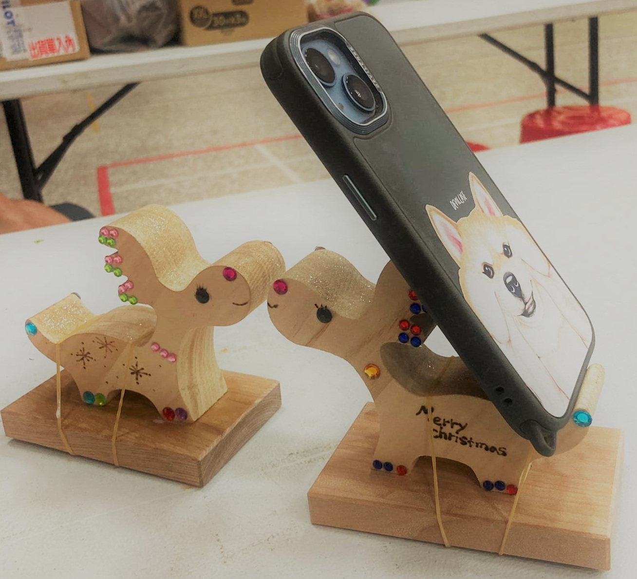 麋鹿手機架