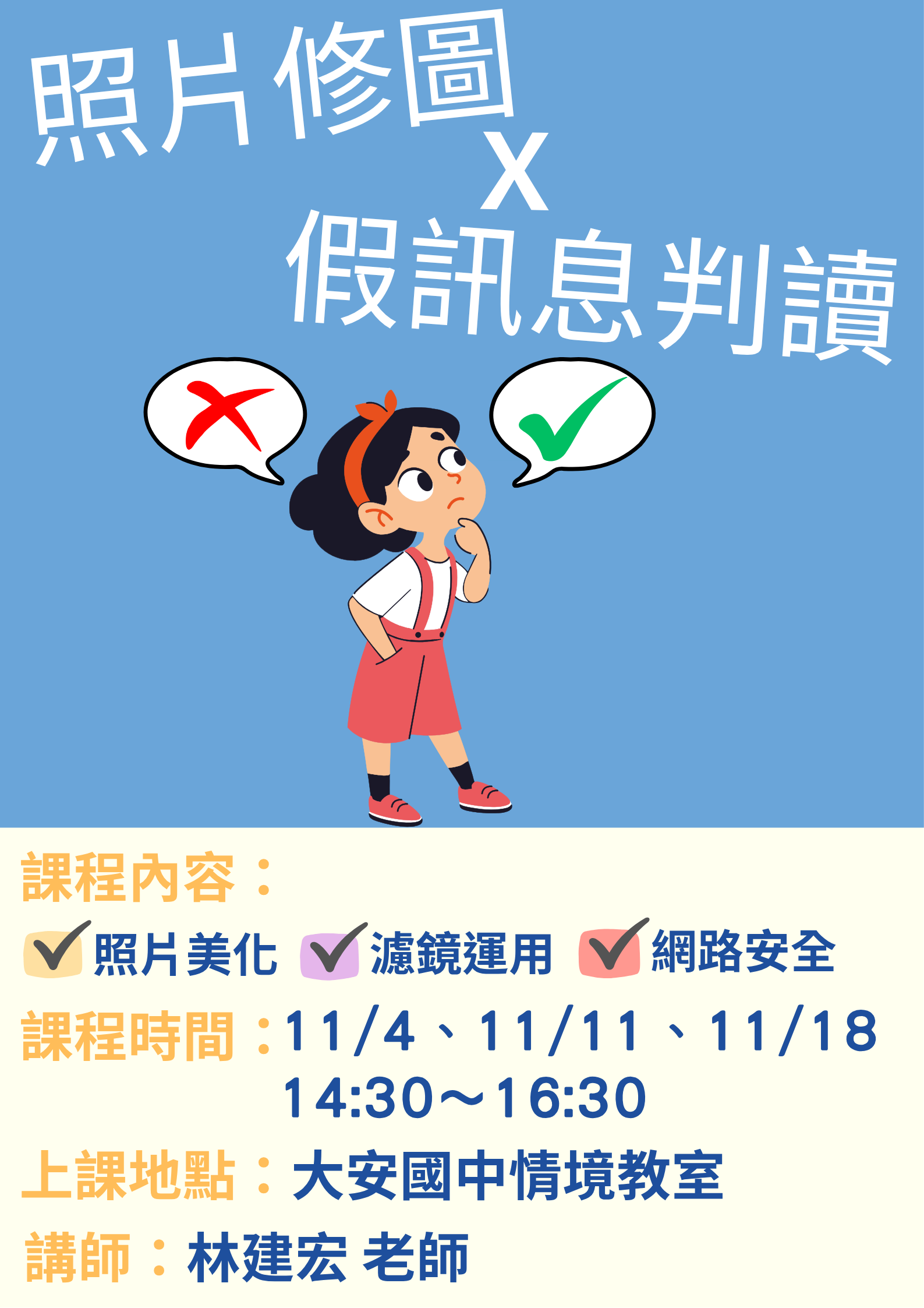 照片修圖VS假訊息判