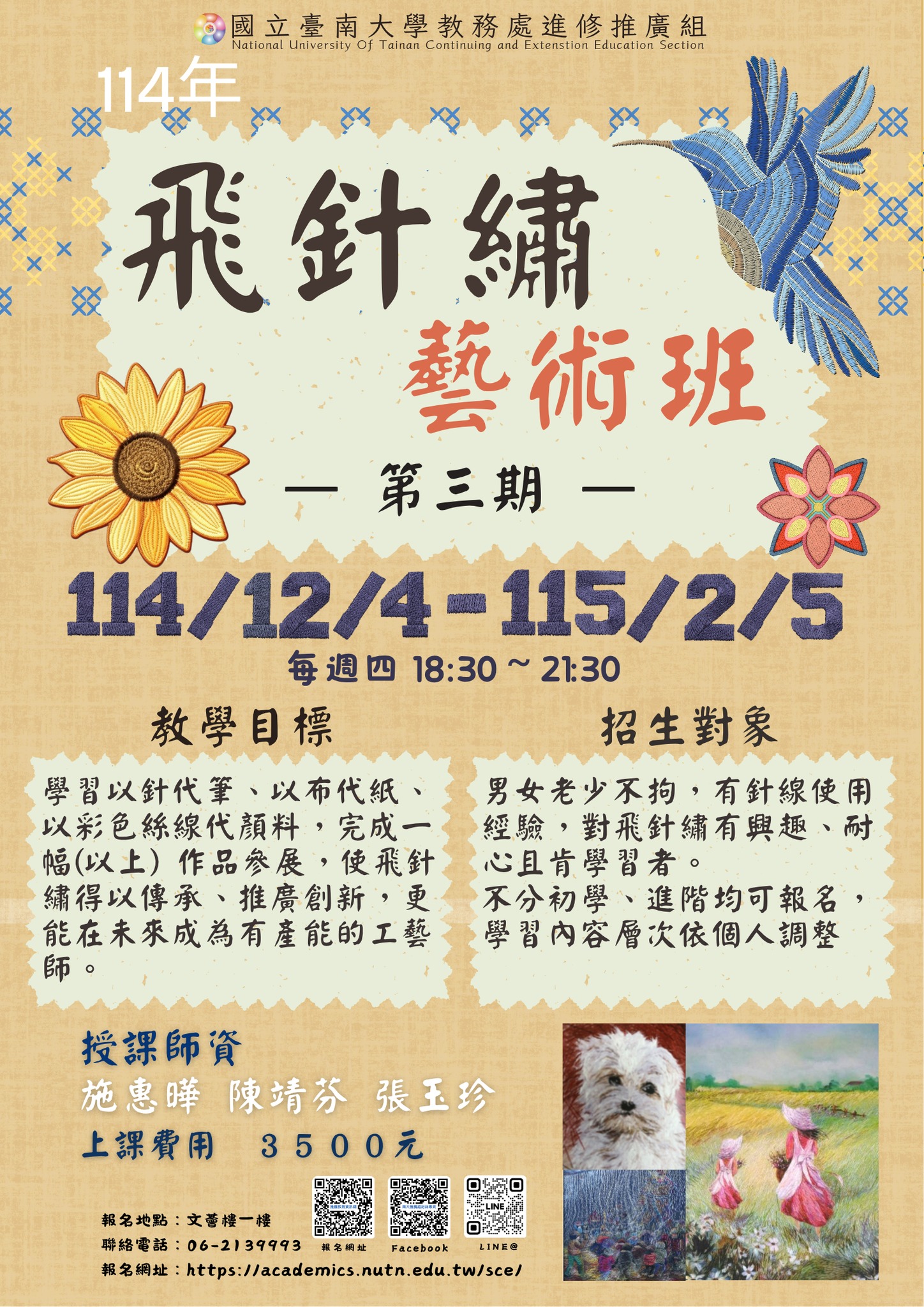 國立臺南大學114年