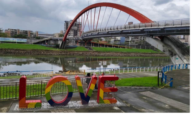 騎單車沿基隆河岸找尋