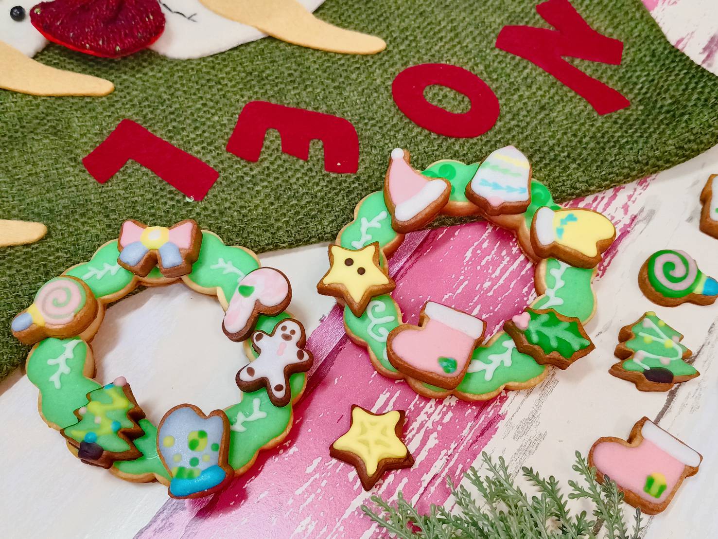 板橋大遠百-糖霜花圈