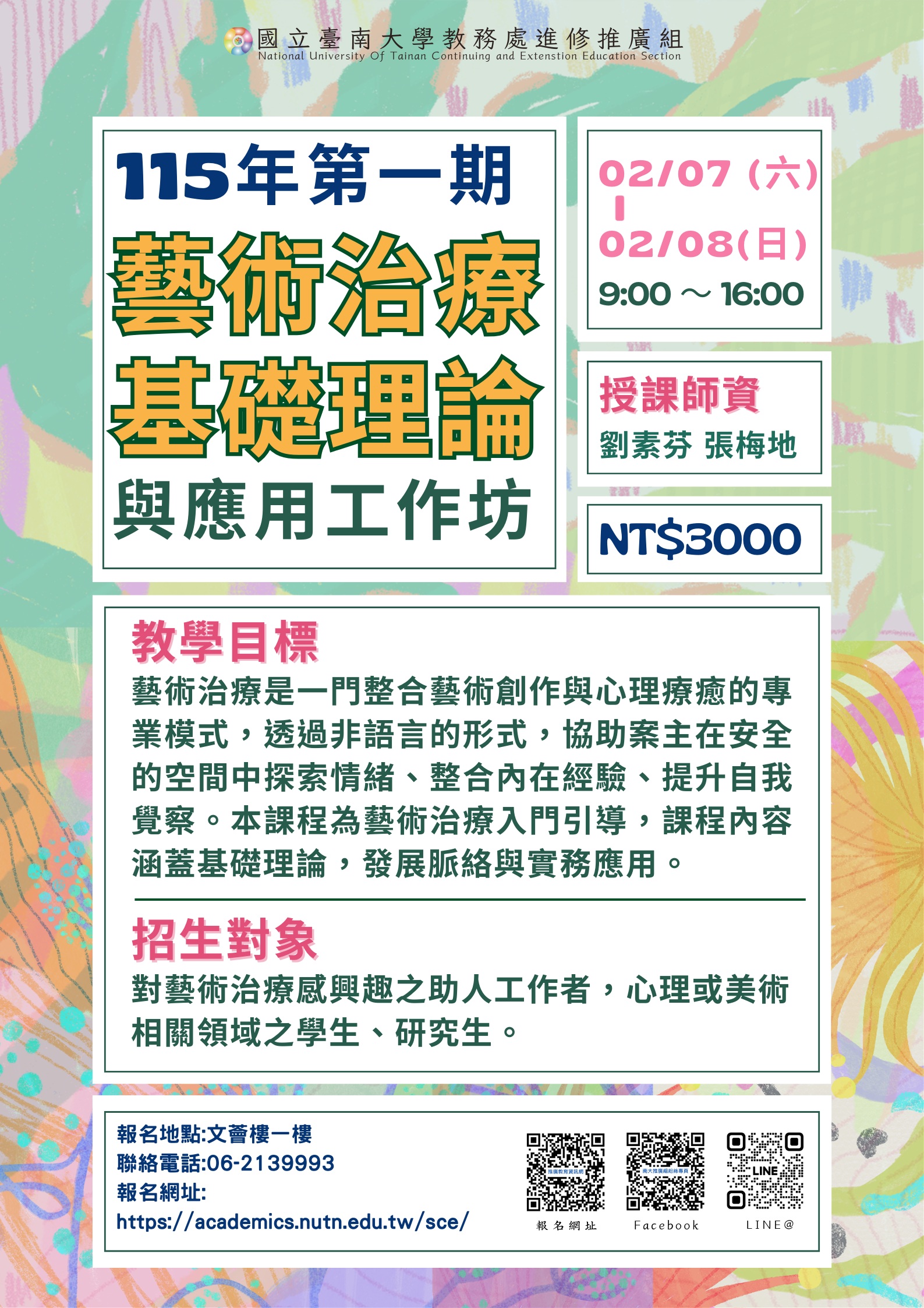 國立臺南大學115年