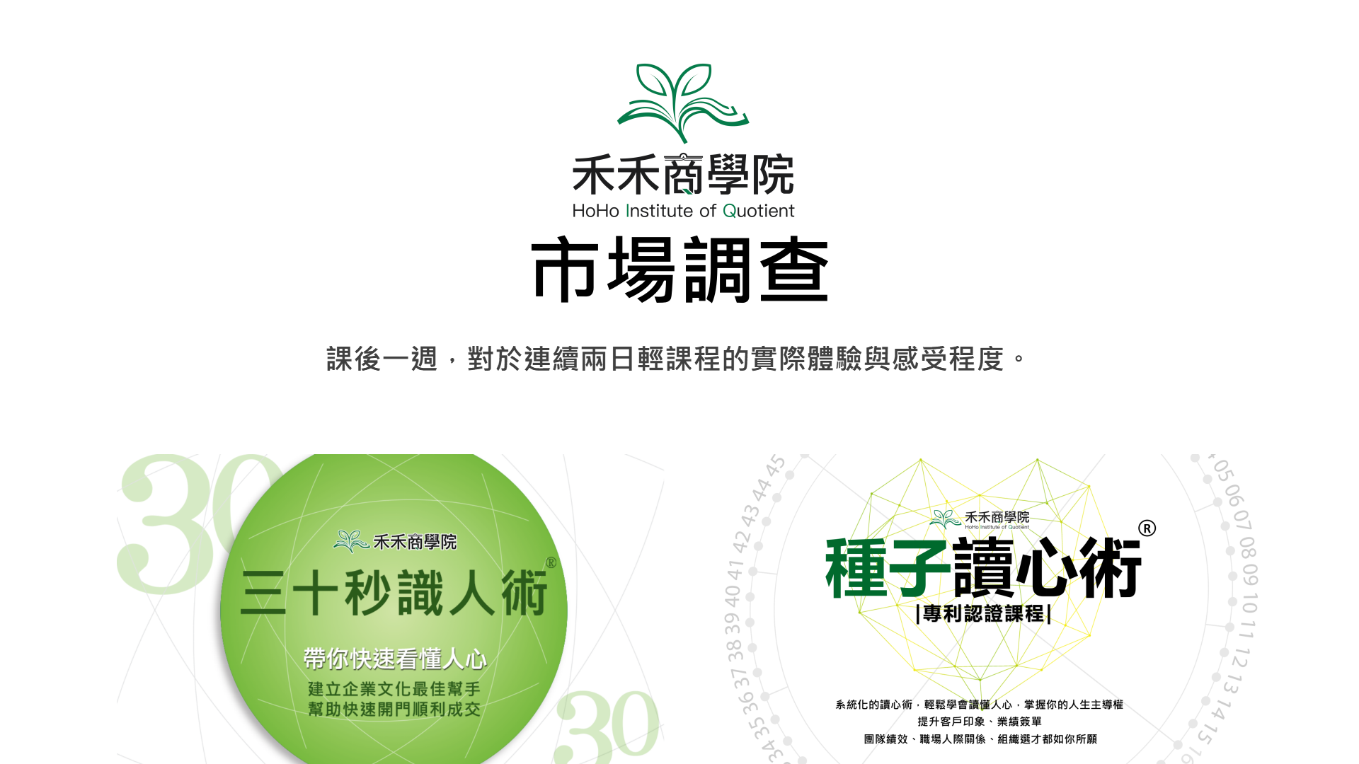 市場調查│禾禾商學院