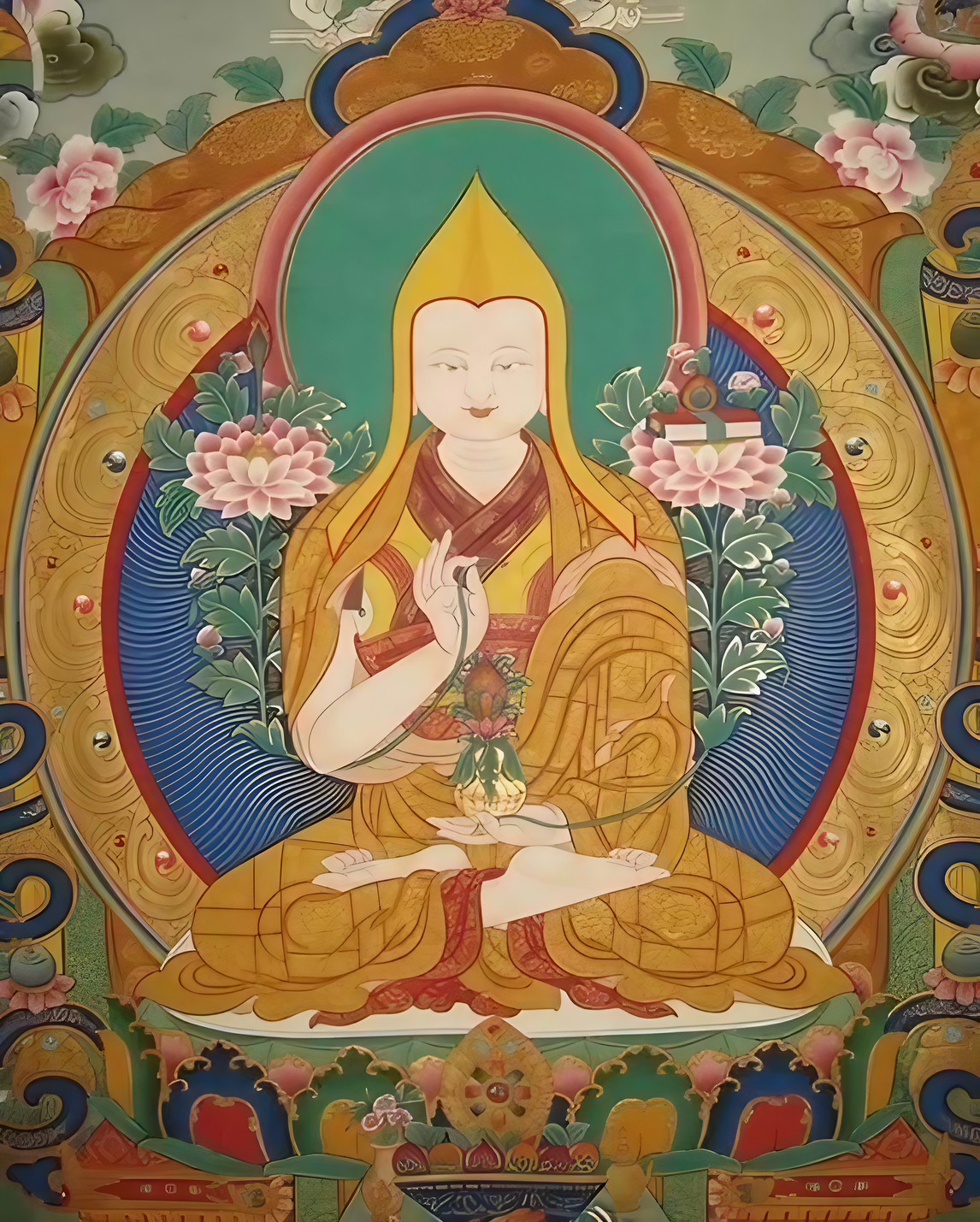 至尊宗喀巴大師持壽者