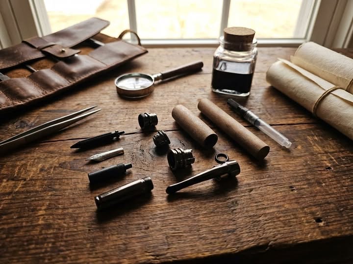 當職人遇見書者，筆有