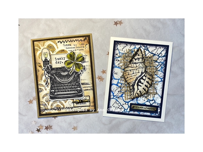 復古風卡片-型版V.