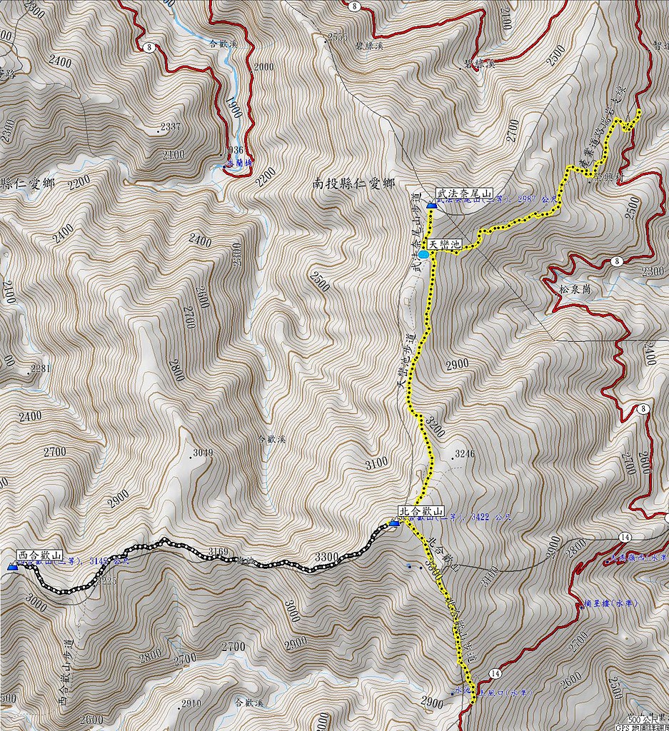 彰化山協2026第2季活動-05/23(六)合歡北峰下天鑾池