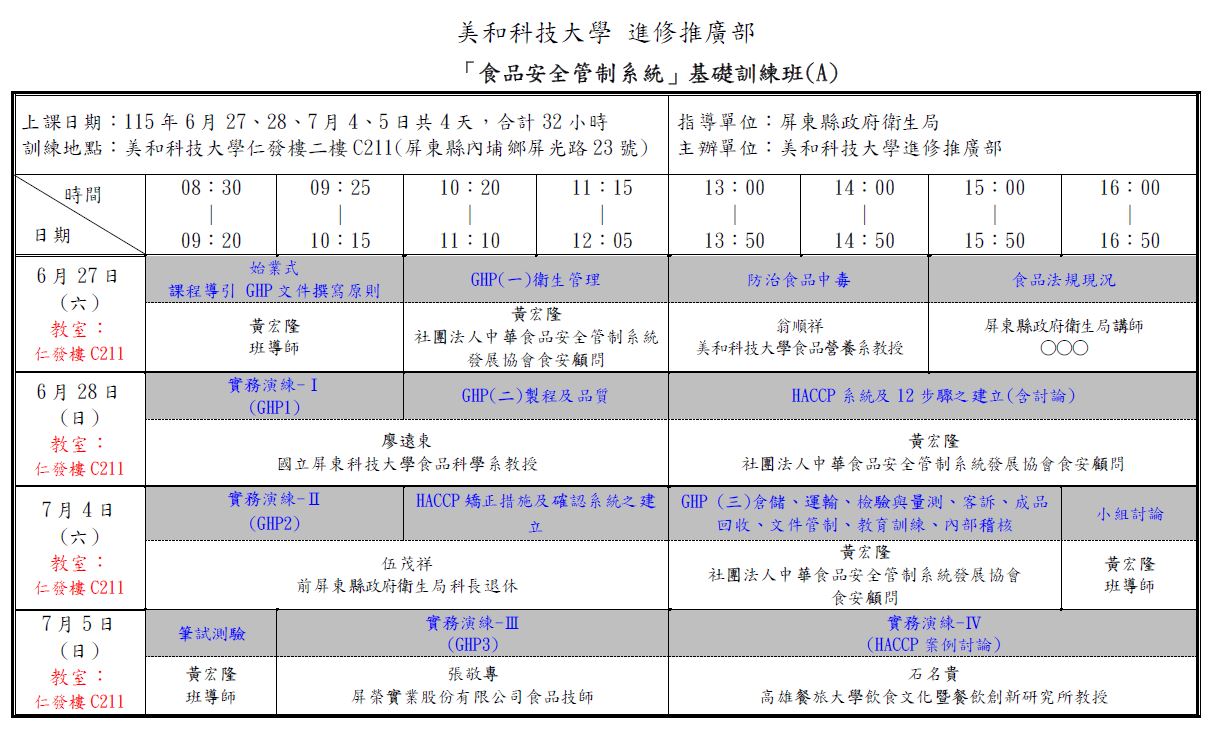 美和科技大學進修推廣
