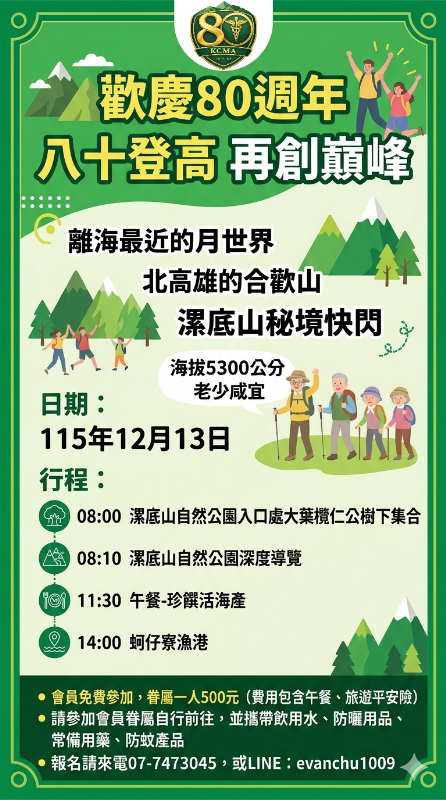 「歡慶80週年  八