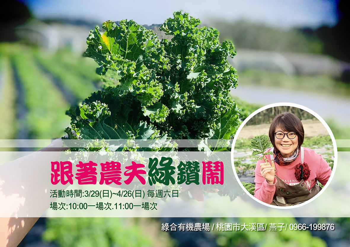 跟著農夫綠鑽鬧