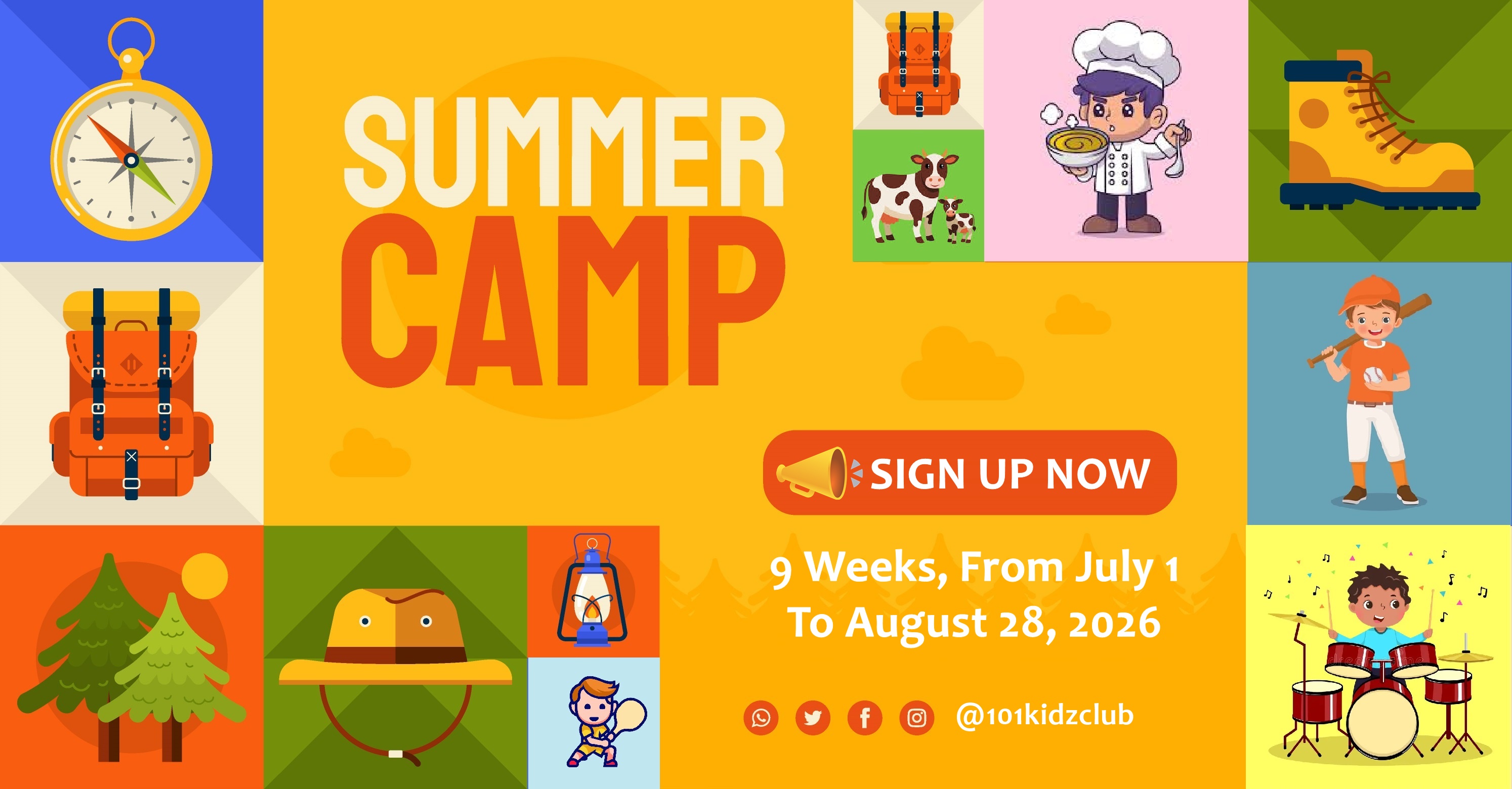 Kidz Club 五大主題美語夏令營 2026