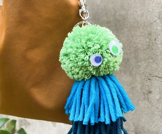 毛球小怪獸DIY