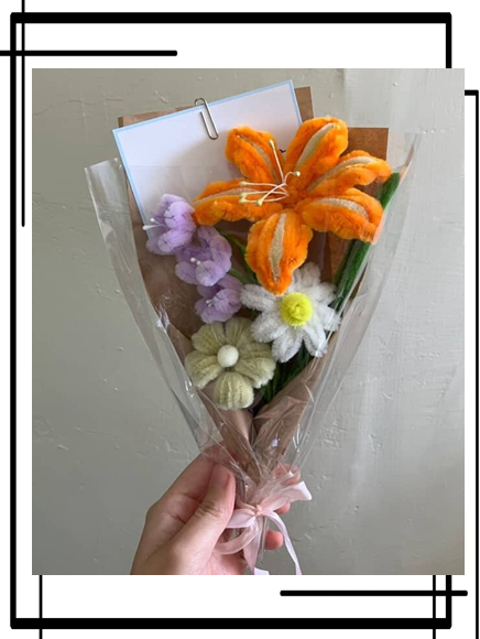 【苗栗縣頭屋鄉立圖書館】母親節暖心小禮DIY-毛根花語