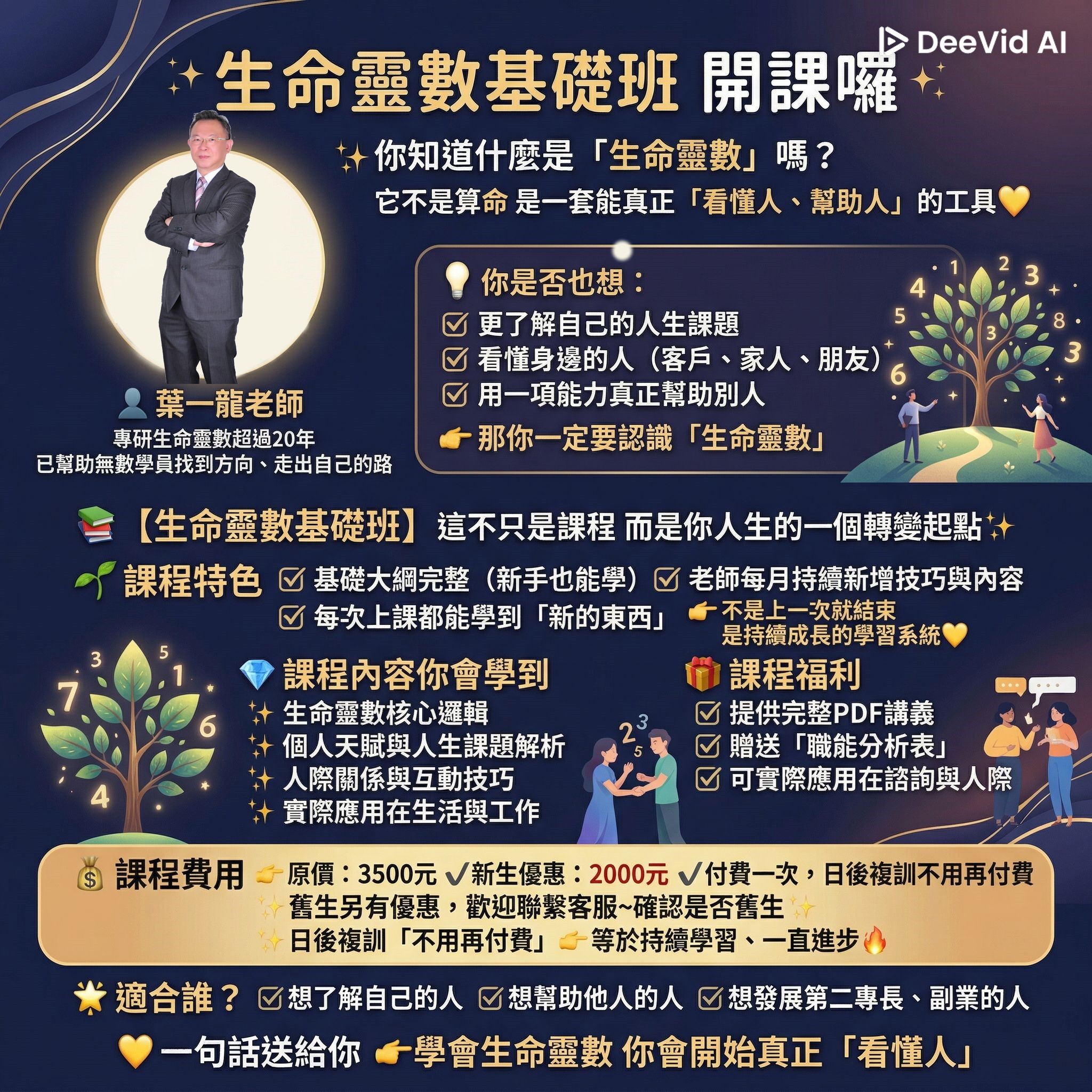 生命靈數 線上基礎班