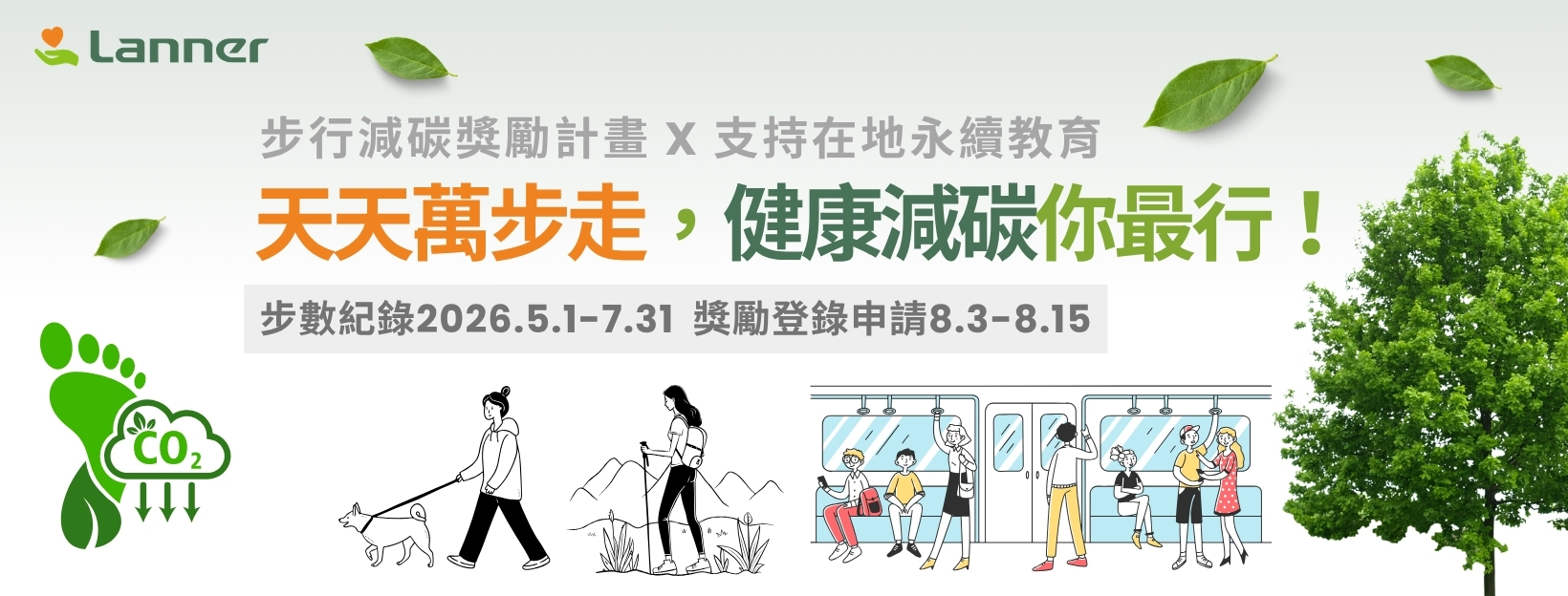 2026步行減碳獎勵