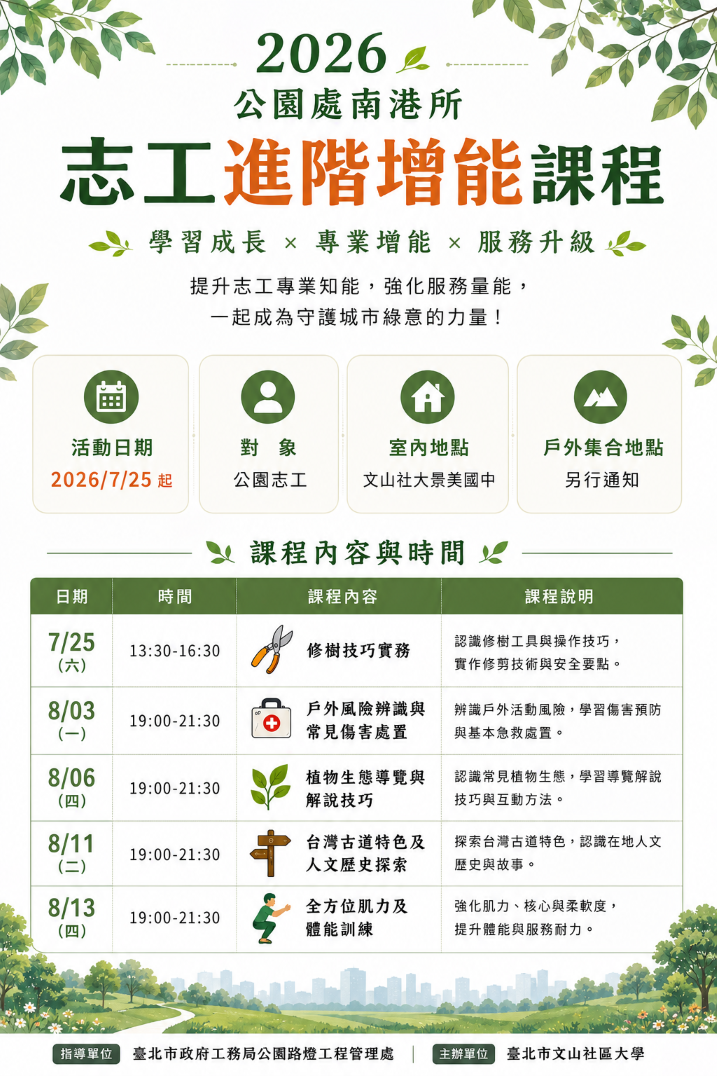 2026 公園處南港