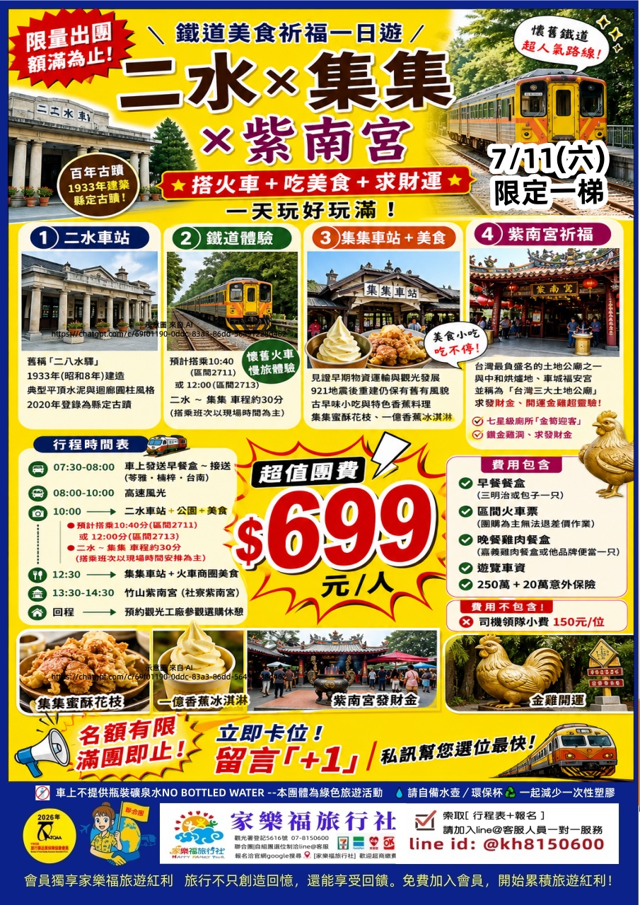 7/11(六)🚌暑假