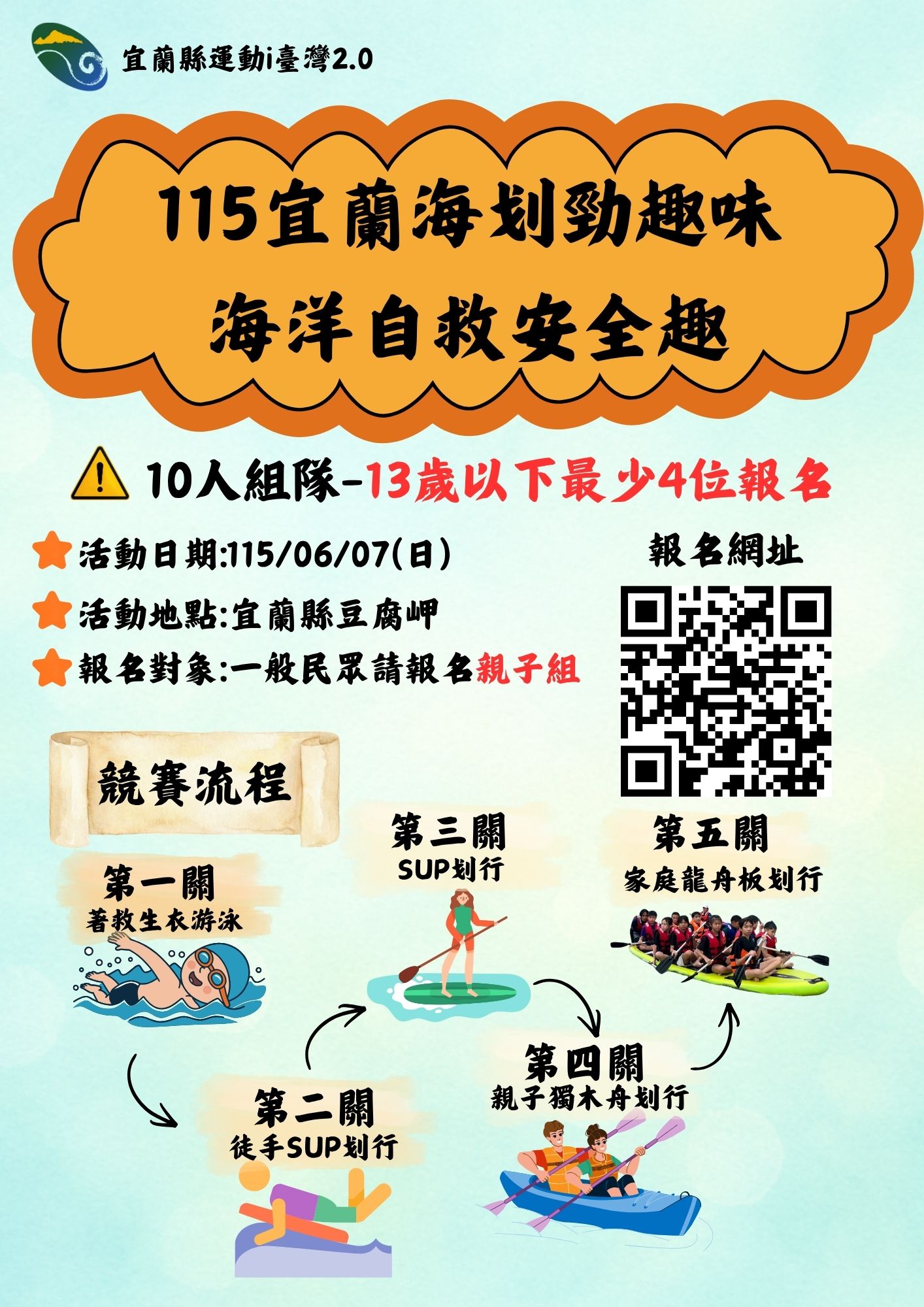 115年宜蘭海划勁趣