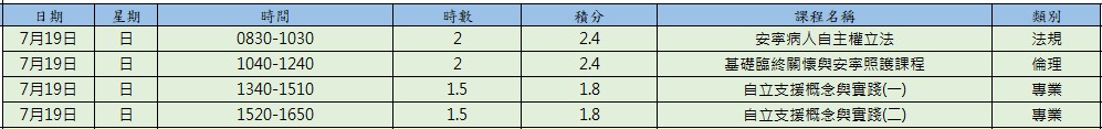 (實體) 0719 